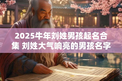 2025牛年刘姓男孩起名合集 刘姓大气响亮的男孩名字分析