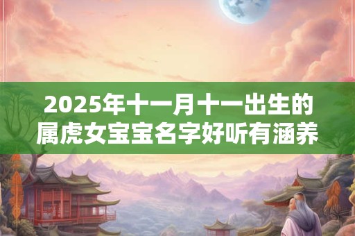 2025年十一月十一出生的属虎女宝宝名字好听有涵养
