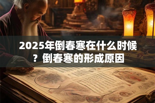 2025年倒春寒在什么时候？倒春寒的形成原因