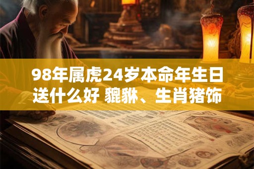 98年属虎24岁本命年生日送什么好 貔貅、生肖猪饰品