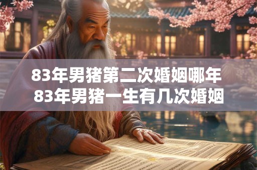 83年男猪第二次婚姻哪年 83年男猪一生有几次婚姻