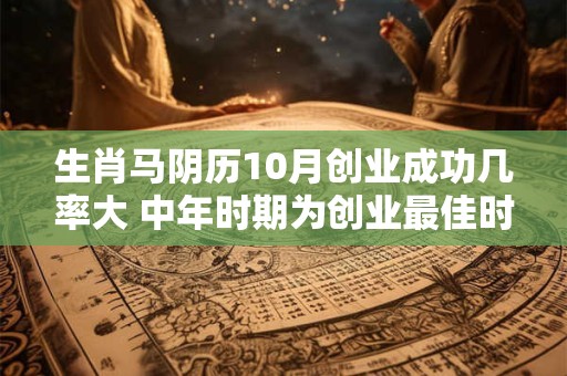 生肖马阴历10月创业成功几率大 中年时期为创业最佳时机