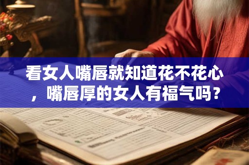 看女人嘴唇就知道花不花心，嘴唇厚的女人有福气吗？