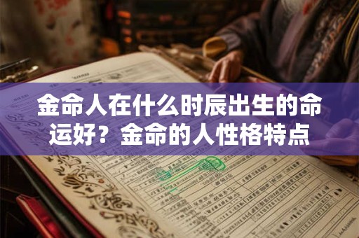 金命人在什么时辰出生的命运好?金命的人性格特点 金命人在什么时辰出生的命运好?金命的人性格特点