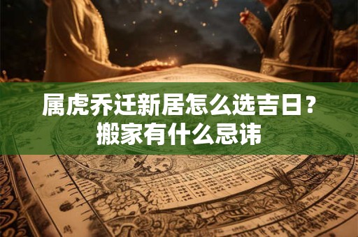 属虎乔迁新居怎么选吉日？搬家有什么忌讳