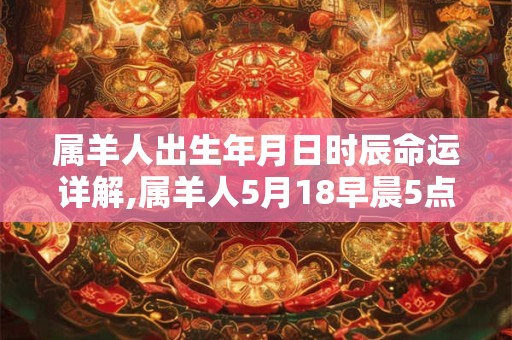 属羊人出生年月日时辰命运详解,属羊人5月18早晨5点出生命运