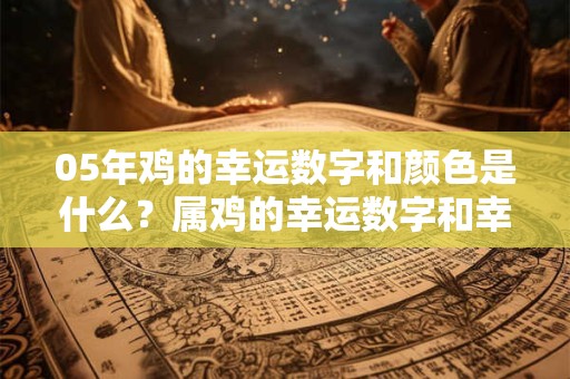 05年鸡的幸运数字和颜色是什么？属鸡的幸运数字和幸运颜色