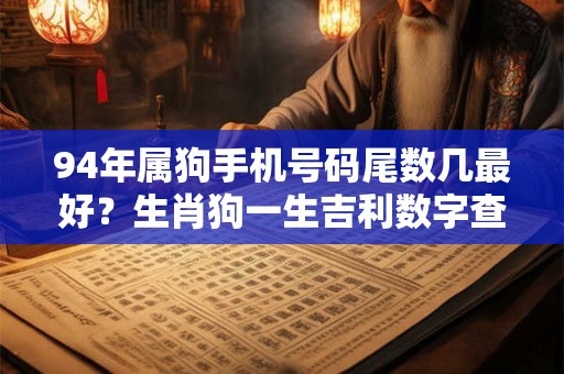 94年属狗手机号码尾数几最好？生肖狗一生吉利数字查询