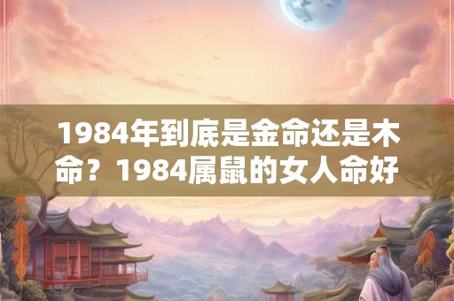 1984年到底是金命还是木命？1984属鼠的女人命好不好？