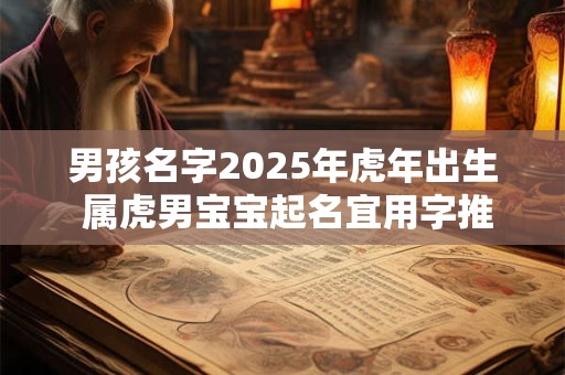 男孩名字2025年虎年出生 属虎男宝宝起名宜用字推荐