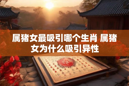 属猪女最吸引哪个生肖 属猪女为什么吸引异性