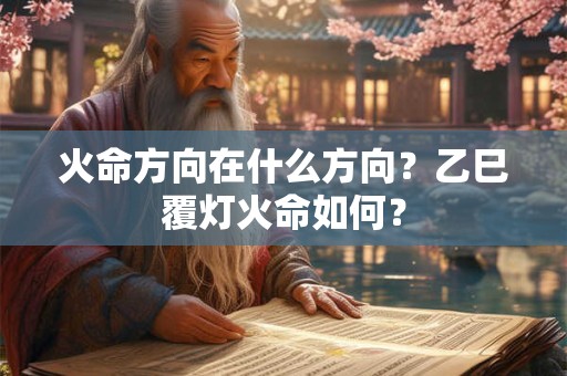 火命方向在什么方向？乙巳覆灯火命如何？