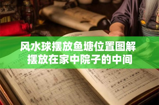风水球摆放鱼塘位置图解 摆放在家中院子的中间