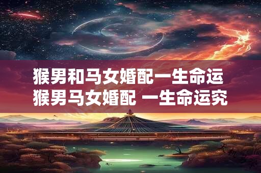 猴男和马女婚配一生命运 猴男马女婚配 一生命运究竟如何