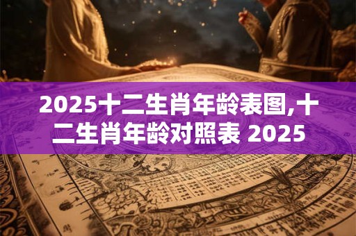 2025十二生肖年龄表图,十二生肖年龄对照表 2025