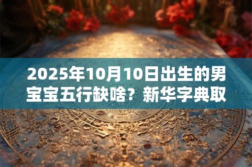 2025年10月10日出生的男宝宝五行缺啥？新华字典取名