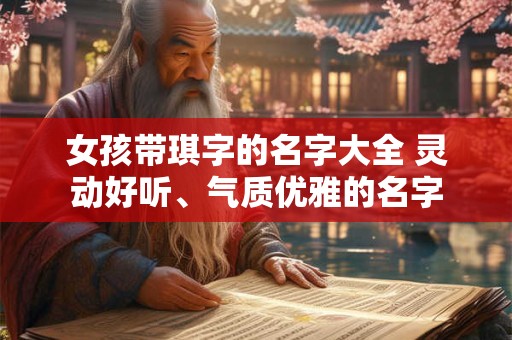 女孩带琪字的名字大全 灵动好听、气质优雅的名字
