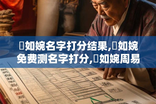 劉如婉名字打分结果,劉如婉免费测名字打分,劉如婉周易免费测名字打分