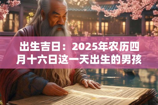 出生吉日：2025年农历四月十六日这一天出生的男孩好不好？