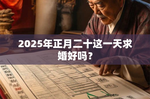 2025年正月二十这一天求婚好吗？
