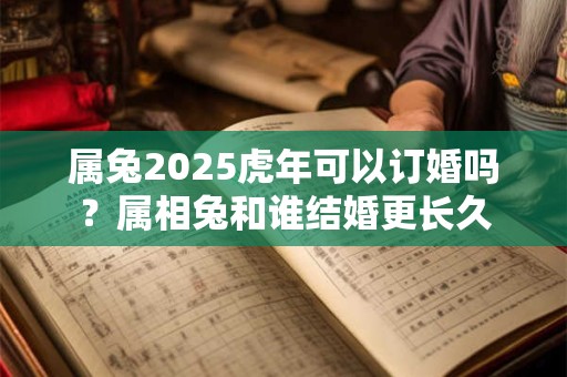 属兔2025虎年可以订婚吗？属相兔和谁结婚更长久