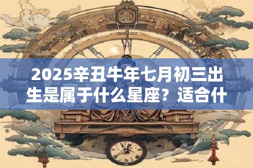 2025辛丑牛年七月初三出生是属于什么星座？适合什么职业？