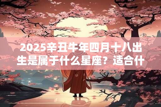 2025辛丑牛年四月十八出生是属于什么星座？适合什么职业？