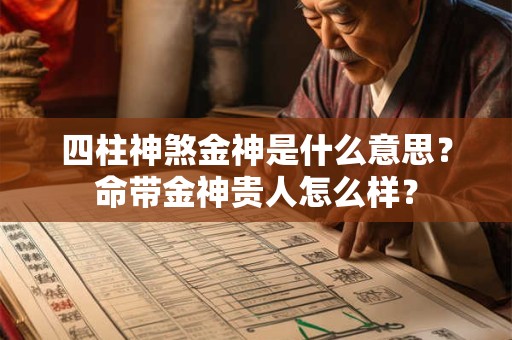 四柱神煞金神是什么意思？命带金神贵人怎么样？