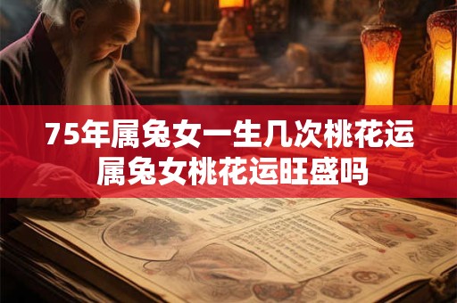75年属兔女一生几次桃花运 属兔女桃花运旺盛吗