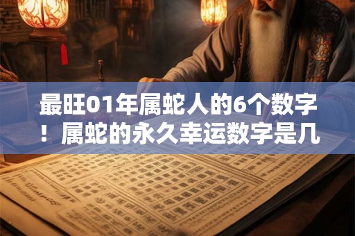 最旺01年属蛇人的6个数字！属蛇的永久幸运数字是几