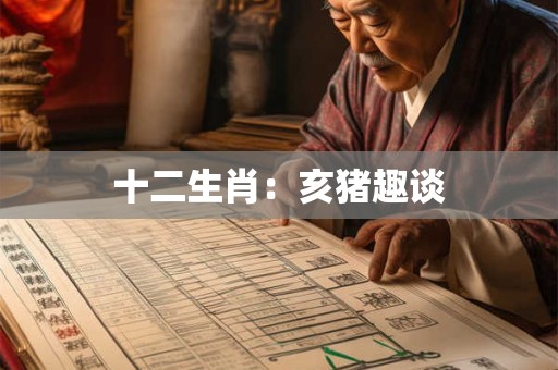 十二生肖：亥猪趣谈
