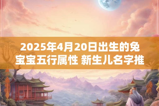 2025年4月20日出生的兔宝宝五行属性 新生儿名字推荐