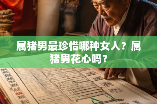 属猪男最珍惜哪种女人？属猪男花心吗？