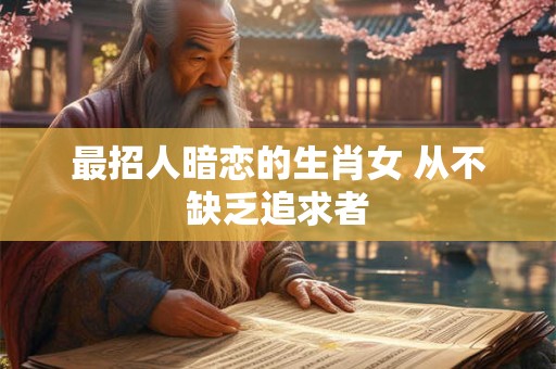 最招人暗恋的生肖女 从不缺乏追求者