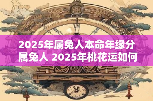 2025年属兔人本命年缘分 属兔人 2025年桃花运如何