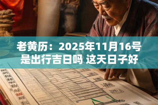 老黄历：2025年11月16号是出行吉日吗 这天日子好吗