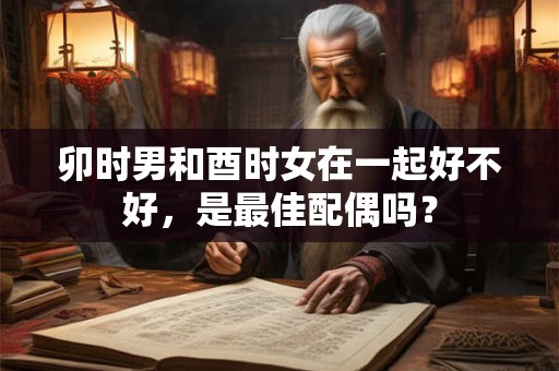 卯时男和酉时女在一起好不好，是最佳配偶吗？