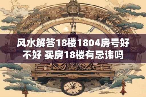 风水解答18楼1804房号好不好 买房18楼有忌讳吗