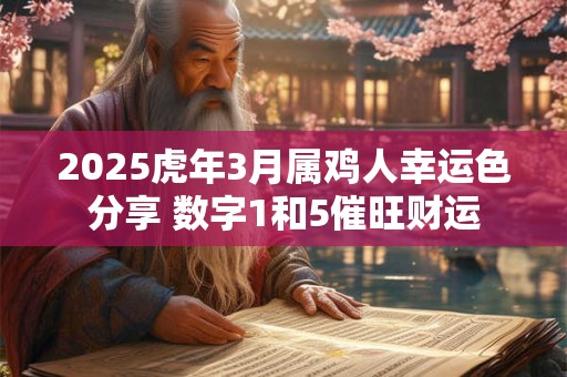 2025虎年3月属鸡人幸运色分享 数字1和5催旺财运