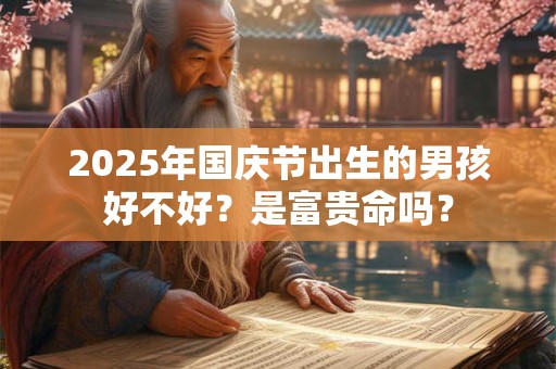 2025年国庆节出生的男孩好不好？是富贵命吗？
