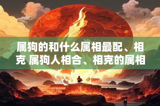 属狗的和什么属相最配、相克 属狗人相合、相克的属相有哪些 属狗的和什么属相最配、相克 属狗人相合、相克的属相有哪些