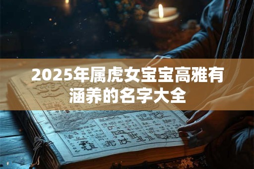 2025年属虎女宝宝高雅有涵养的名字大全