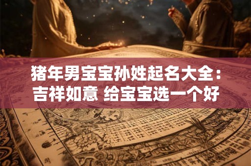 猪年男宝宝孙姓起名大全：吉祥如意 给宝宝选一个好名字