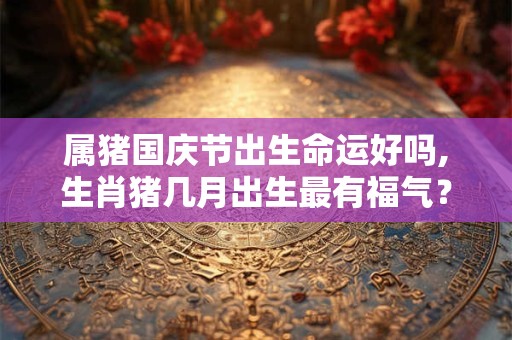 属猪国庆节出生命运好吗,生肖猪几月出生最有福气？