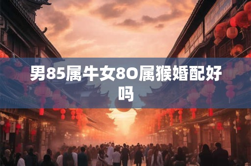 男85属牛女8O属猴婚配好吗