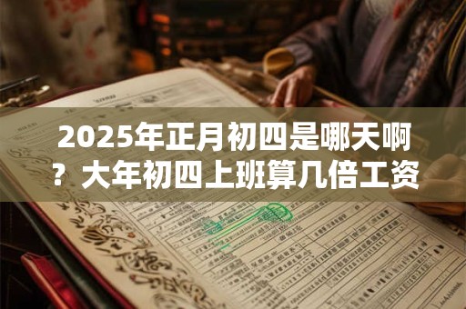 2026年正月初四是哪天啊?大年初四上班算几倍工资? 2026年正月初四是哪天啊?大年初四上班算几倍工资?