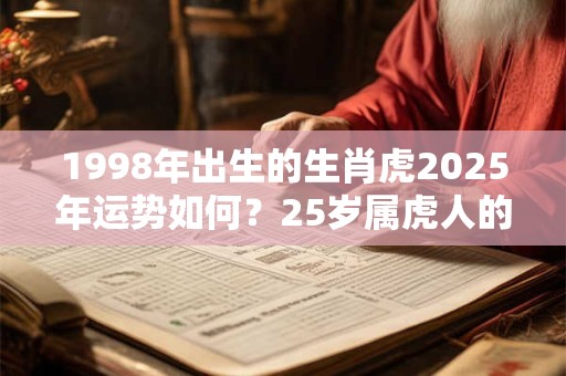 1998年出生的生肖虎2025年运势如何？25岁属虎人的运程详解