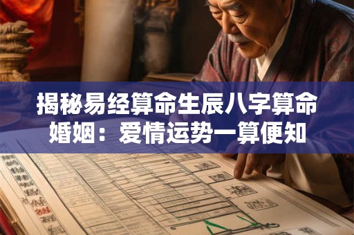 揭秘易经算命生辰八字算命婚姻：爱情运势一算便知