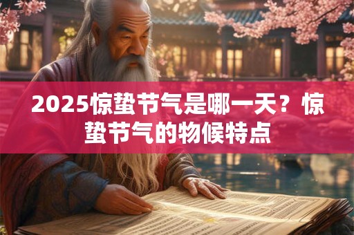2025惊蛰节气是哪一天？惊蛰节气的物候特点
