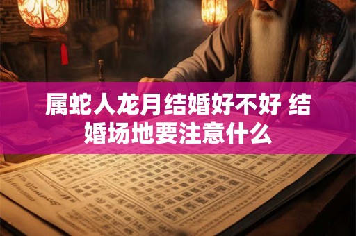 属蛇人龙月结婚好不好 结婚场地要注意什么